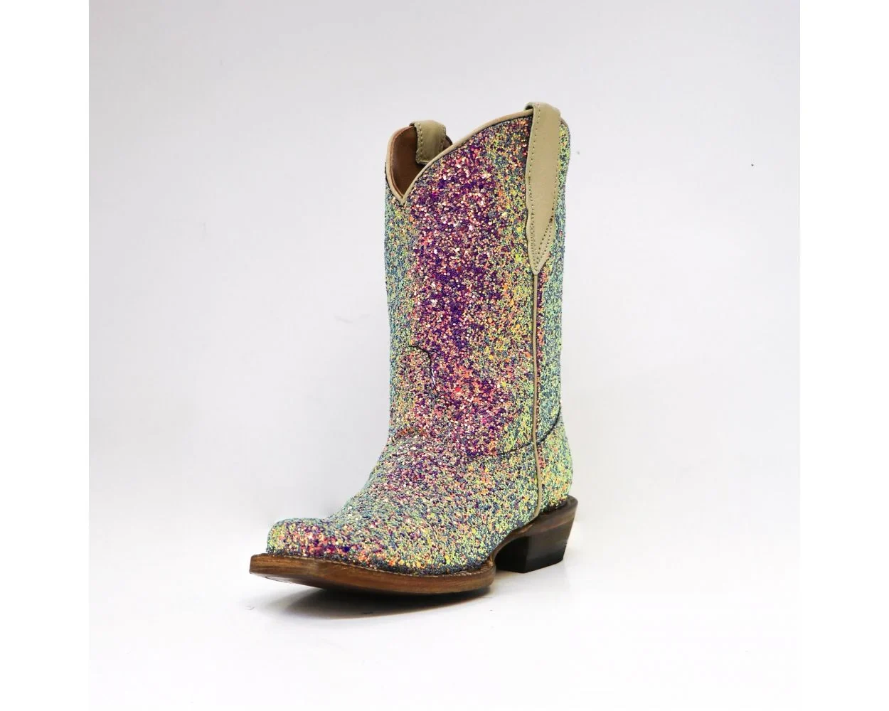 Girl's Tanner Mark Blue Mermaid Glitter Boots - Image 7