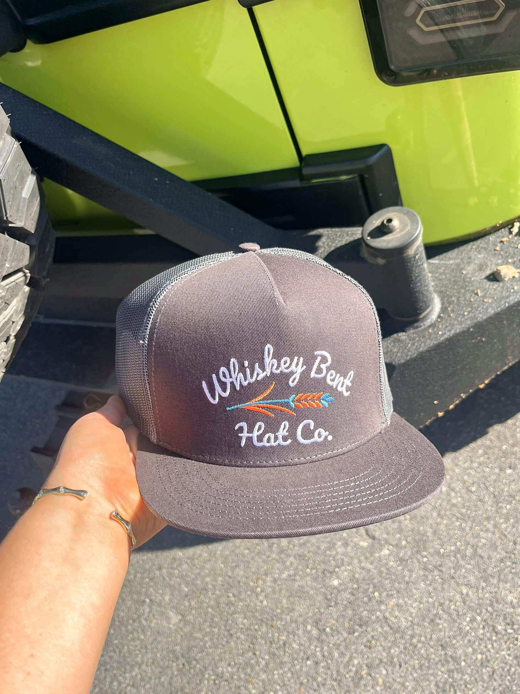 Whiskey Bent Hat Co. Troubadour Cap in Charcoal