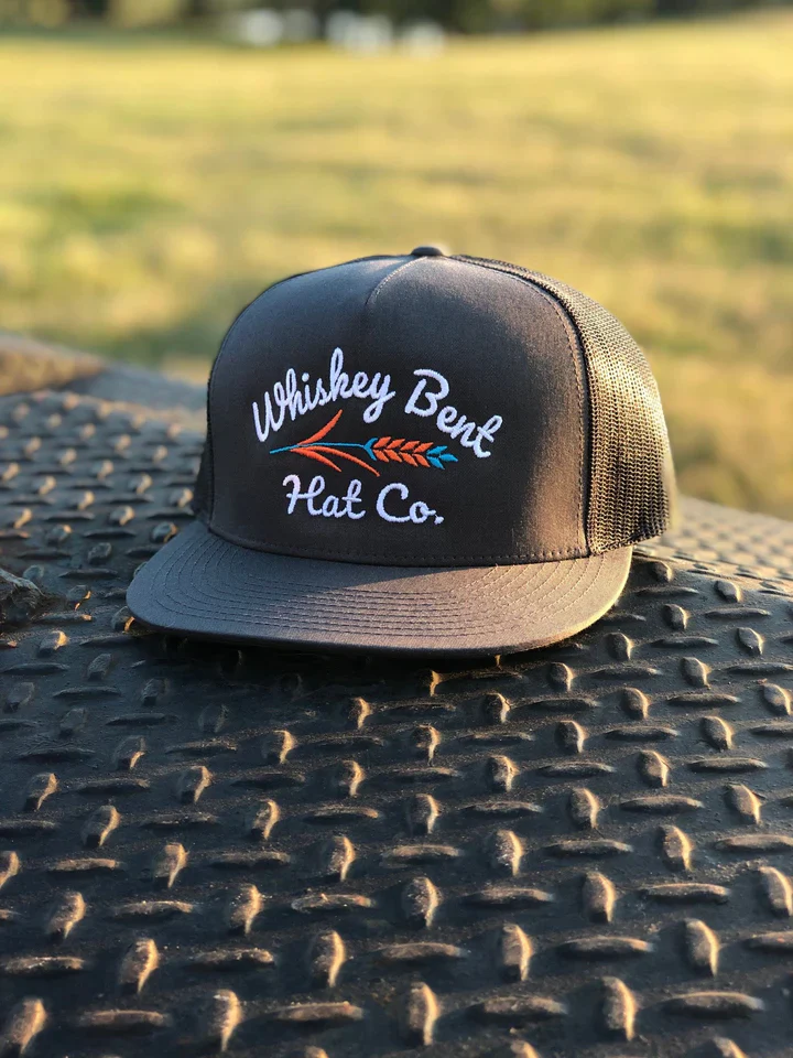 Whiskey Bent Hat Co. Troubadour Cap in Charcoal - Image 2