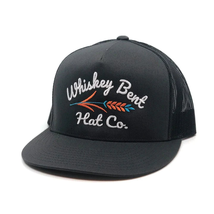 Whiskey Bent Hat Co. Troubadour Cap in Charcoal - Image 4