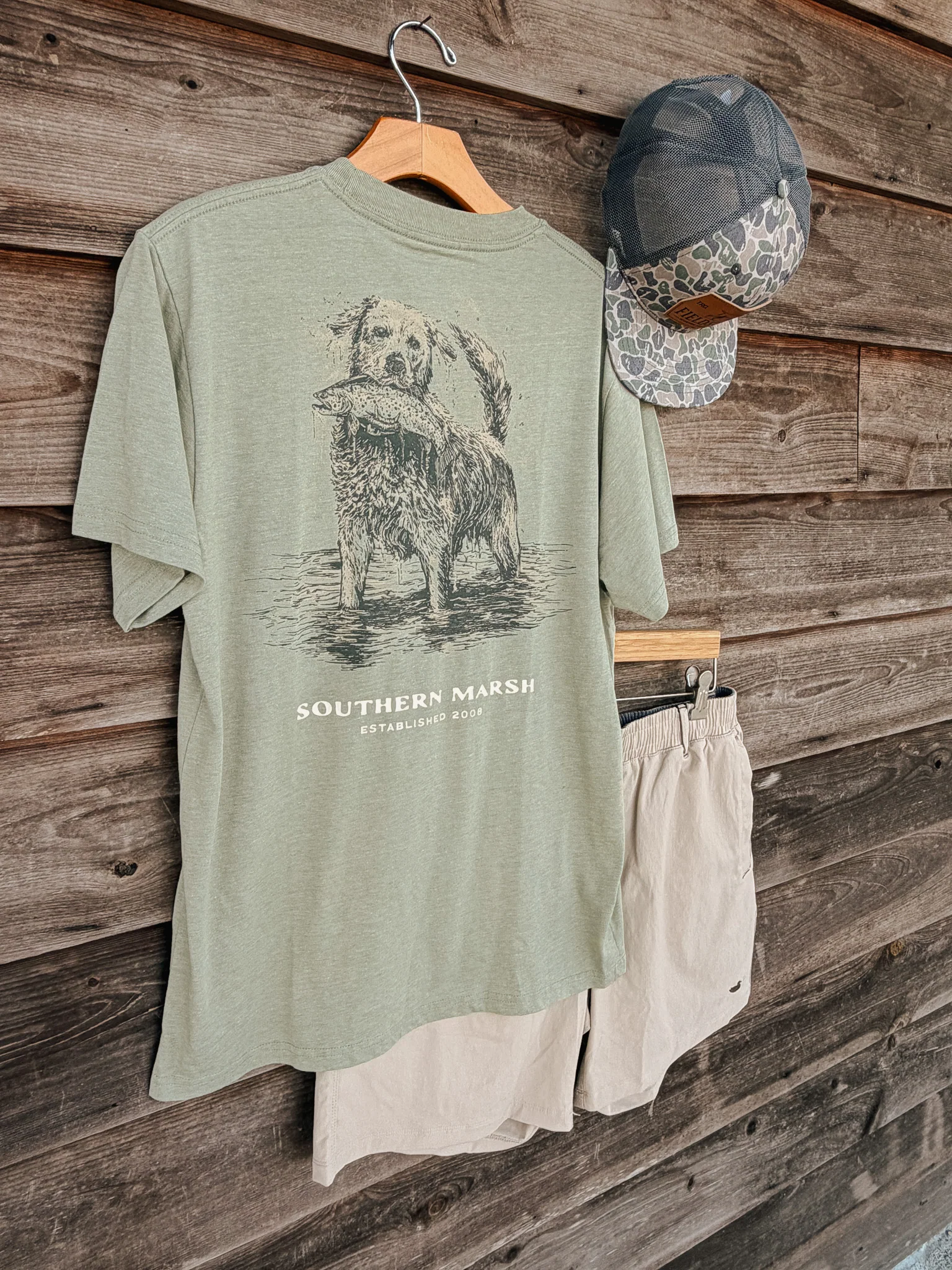 Southern Marsh Shake & Release Seawash T-Shirt - Image 2