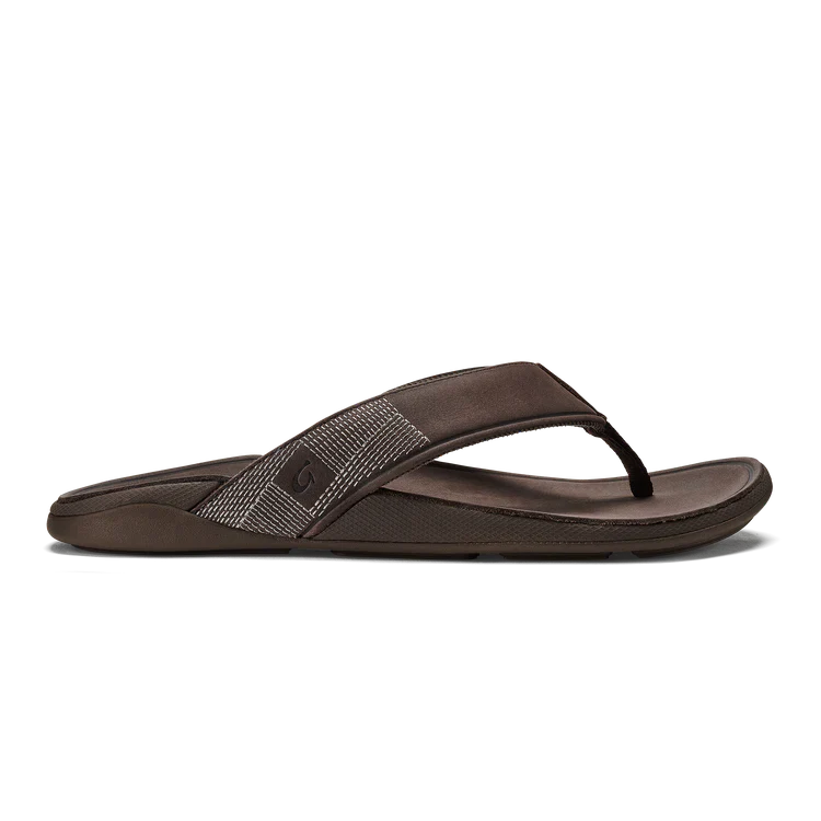 Men's Olukai Tuahine Dark Wood Sandals - Image 3