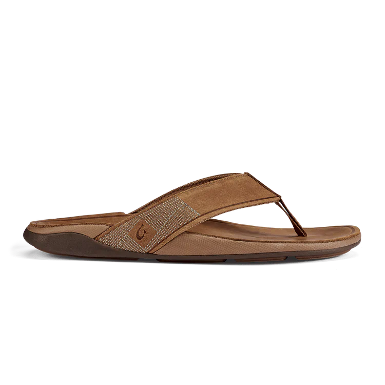 Men's Olukai Tuahine Toffee/Toffee Sandals - Image 16