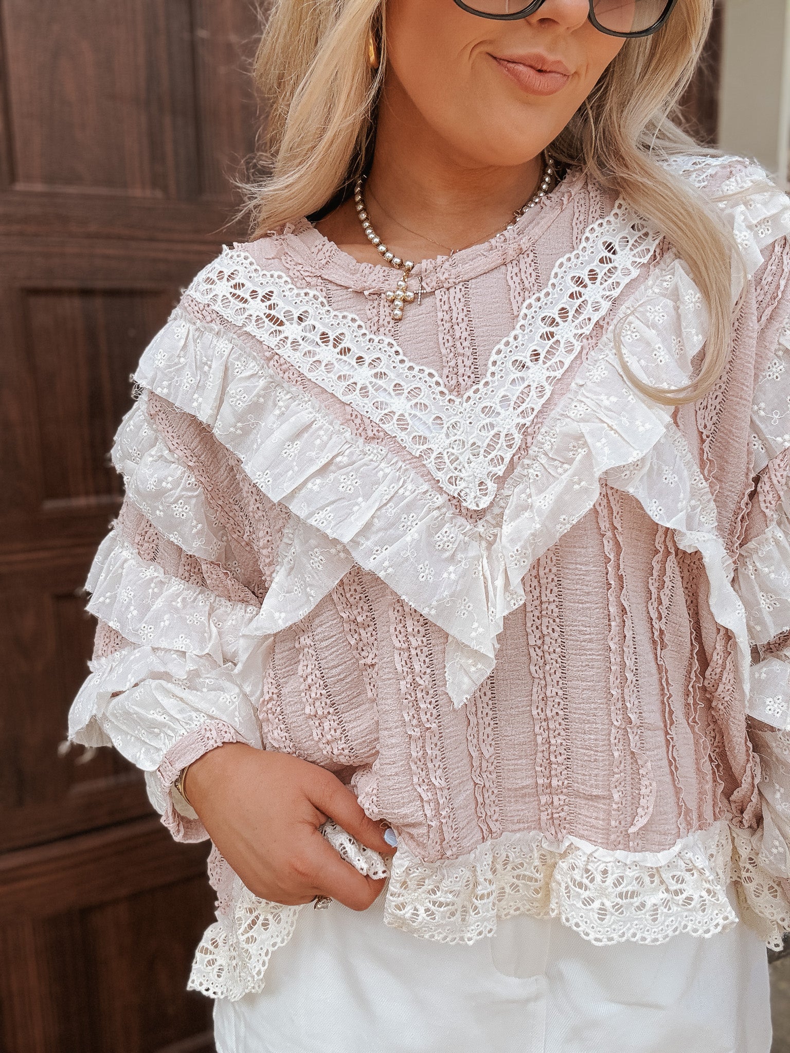 Lovely in Lace in Pink - Image 4