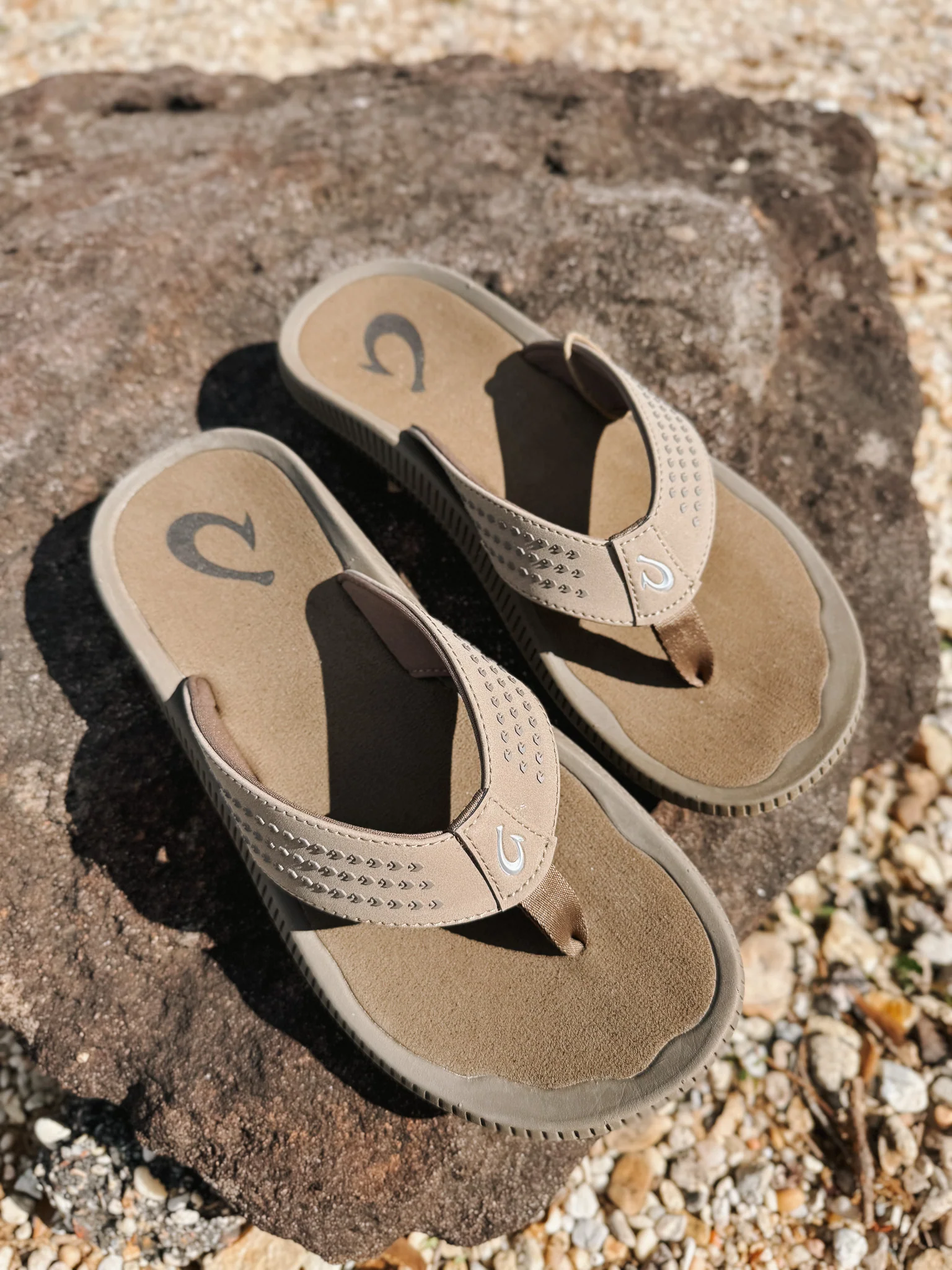 Men's Olukai Ulele Sandals in Mustang - Image 6