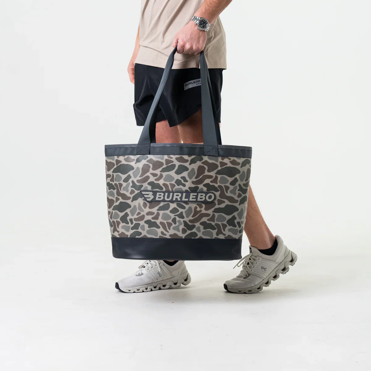 Burlebo Waterproof Tote - Classic Deer Camo - Image 2