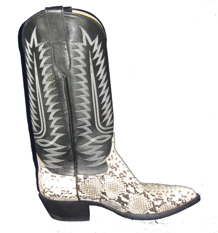 Men's Cowtown Python Boots - Image 2