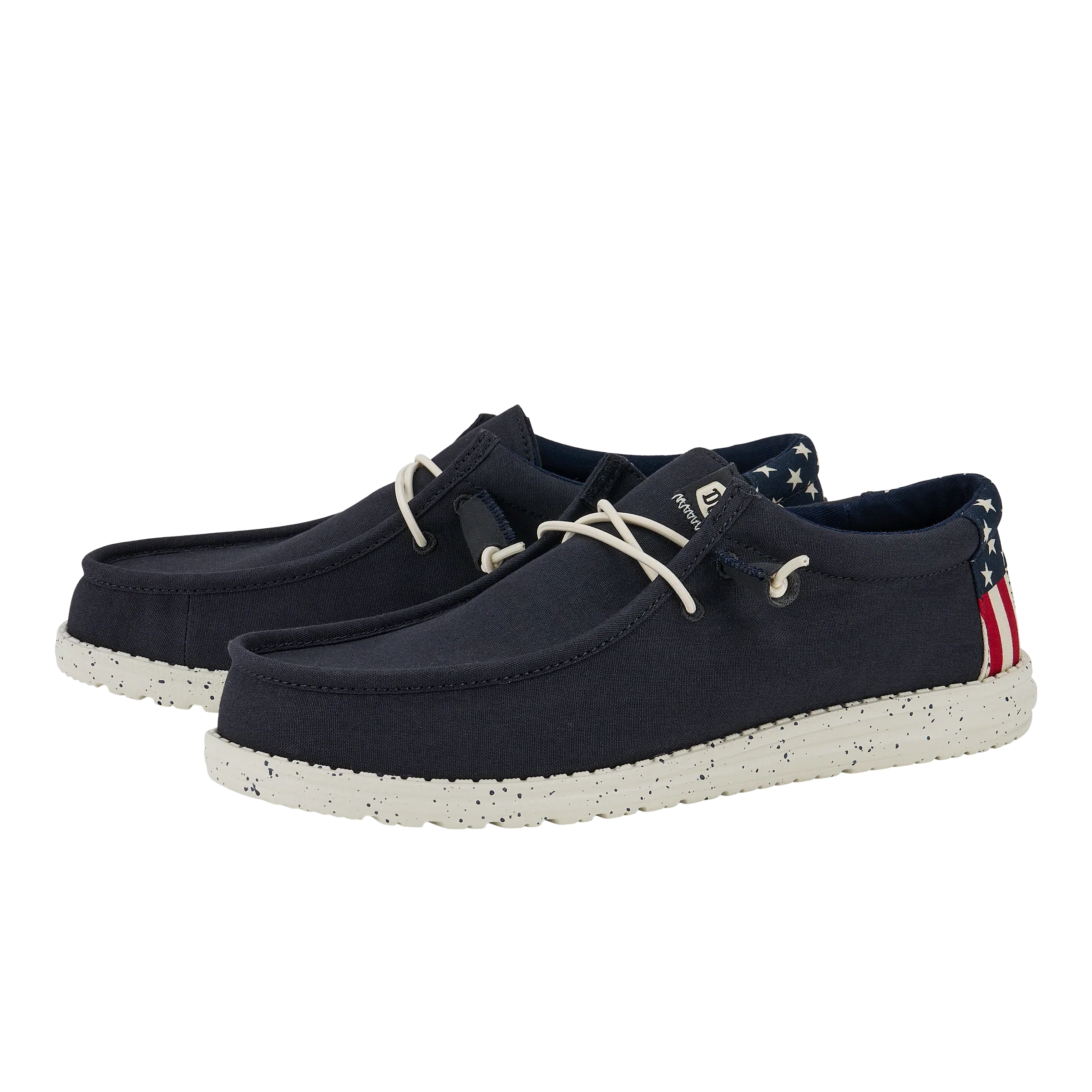 Men's Hey Dude Wally Americana Navy White - Image 4