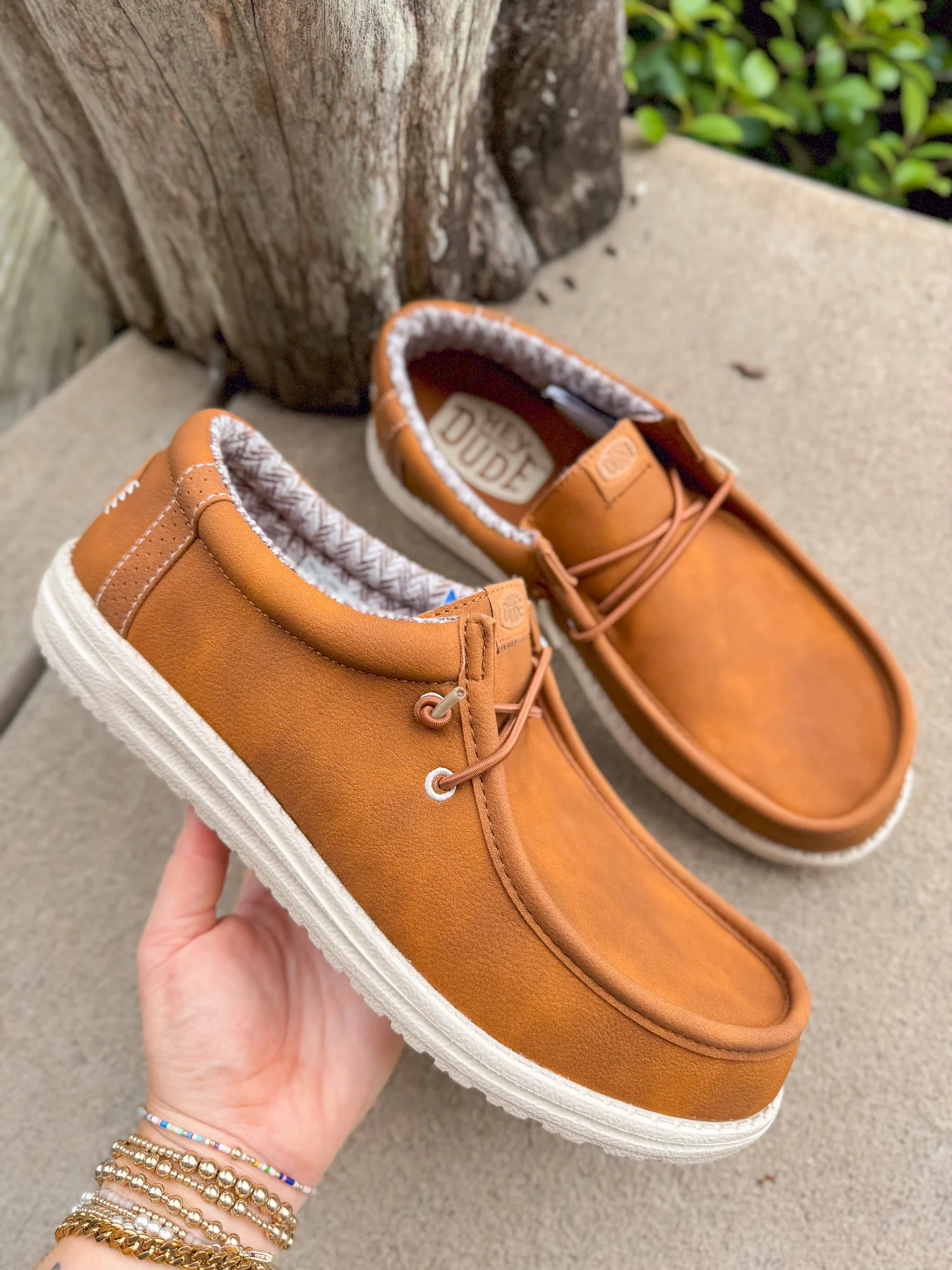 Men's Hey Dude Wally Classic Tan - Image 3