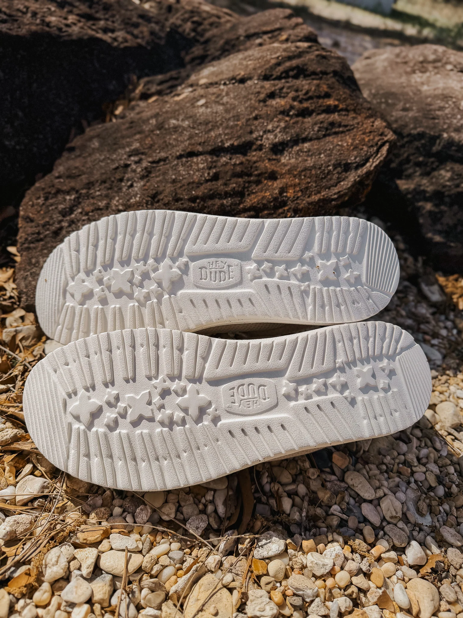 Hey Dude Men's Wally Mesh Neutrals in Island Neutral - Image 4
