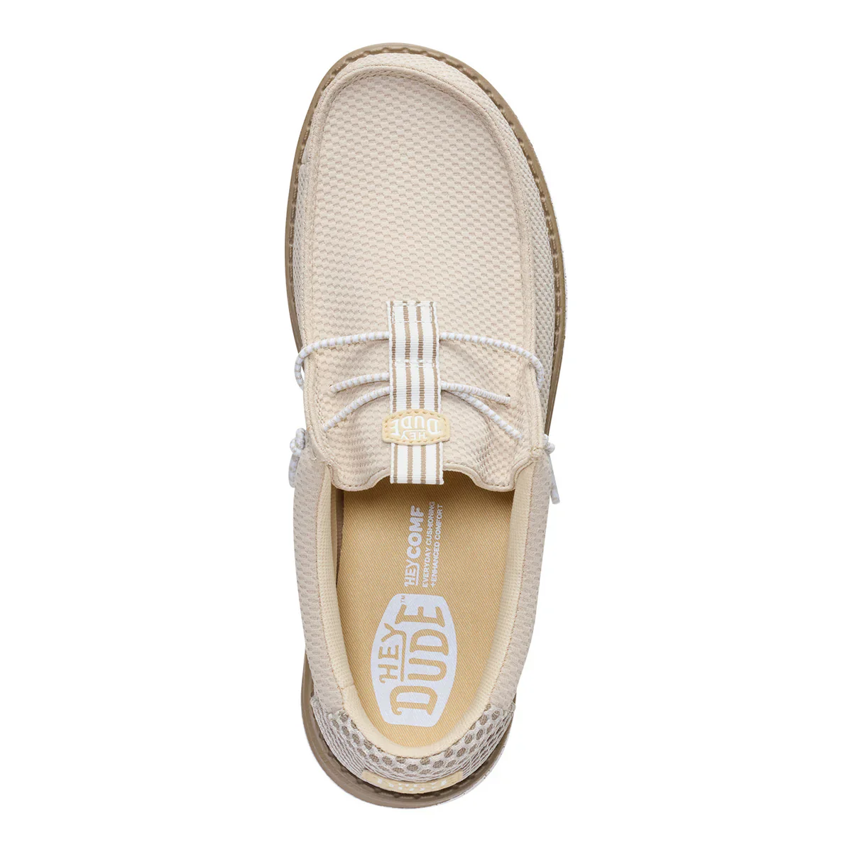 Hey Dude Men's Wally Mesh Neutrals in Island Neutral - Image 8