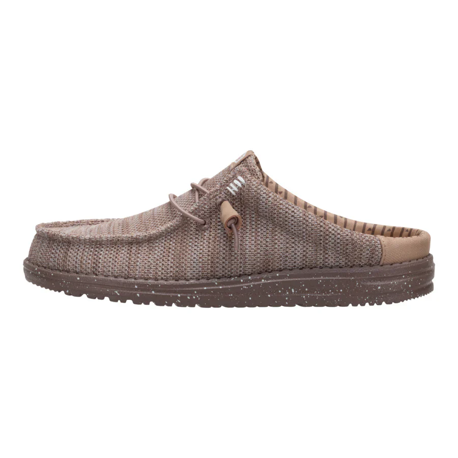 Men's Hey Dude Wally Slip Stretch in Sox Taupe/Tan - Image 8