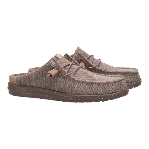 Men's Hey Dude Wally Slip Stretch in Sox Taupe/Tan - Image 9