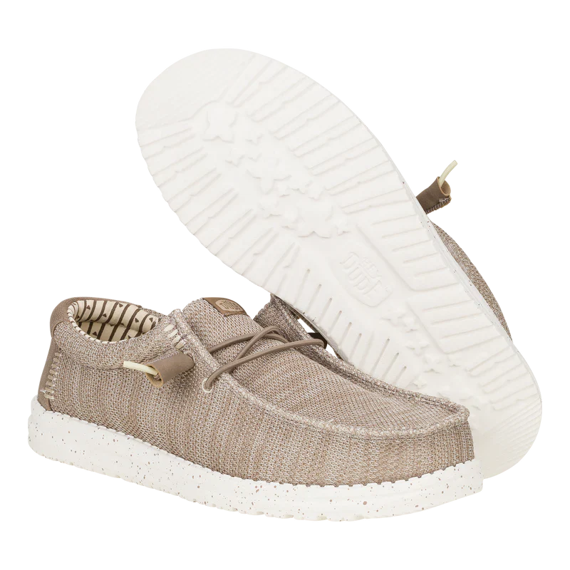 Hey Dude Men's Wally Stretch Sox in Tan - Image 6