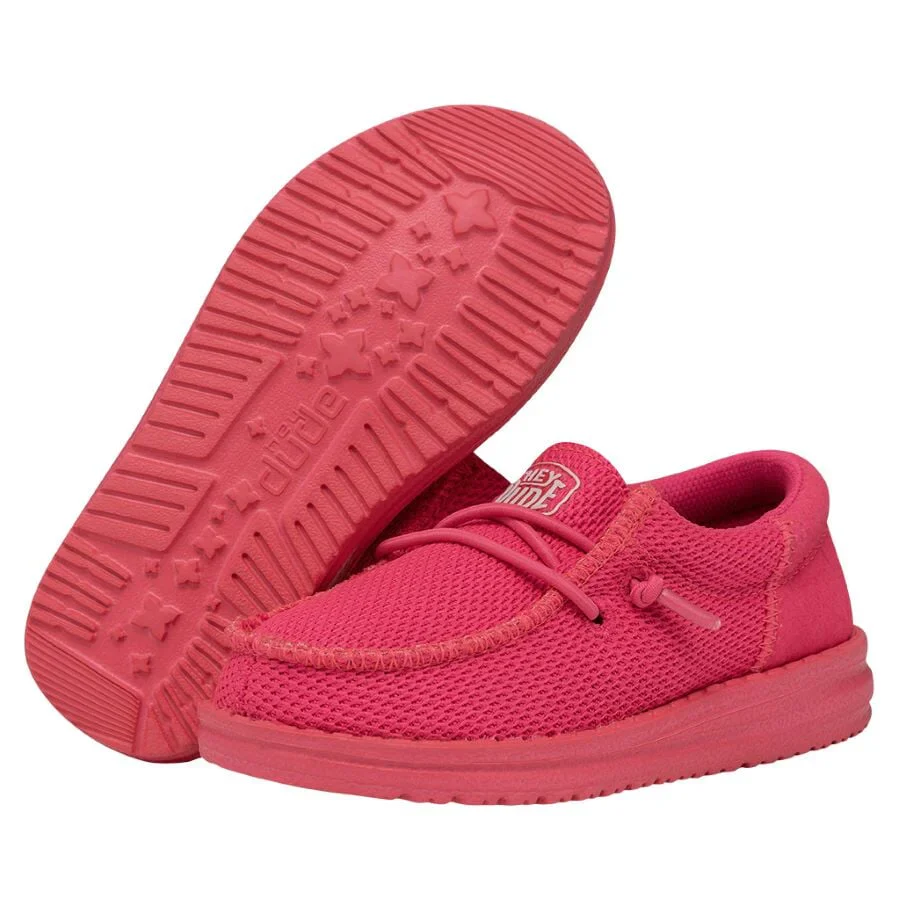 Hey Dude Wally Youth Funk Mono Electric Pink - Image 14