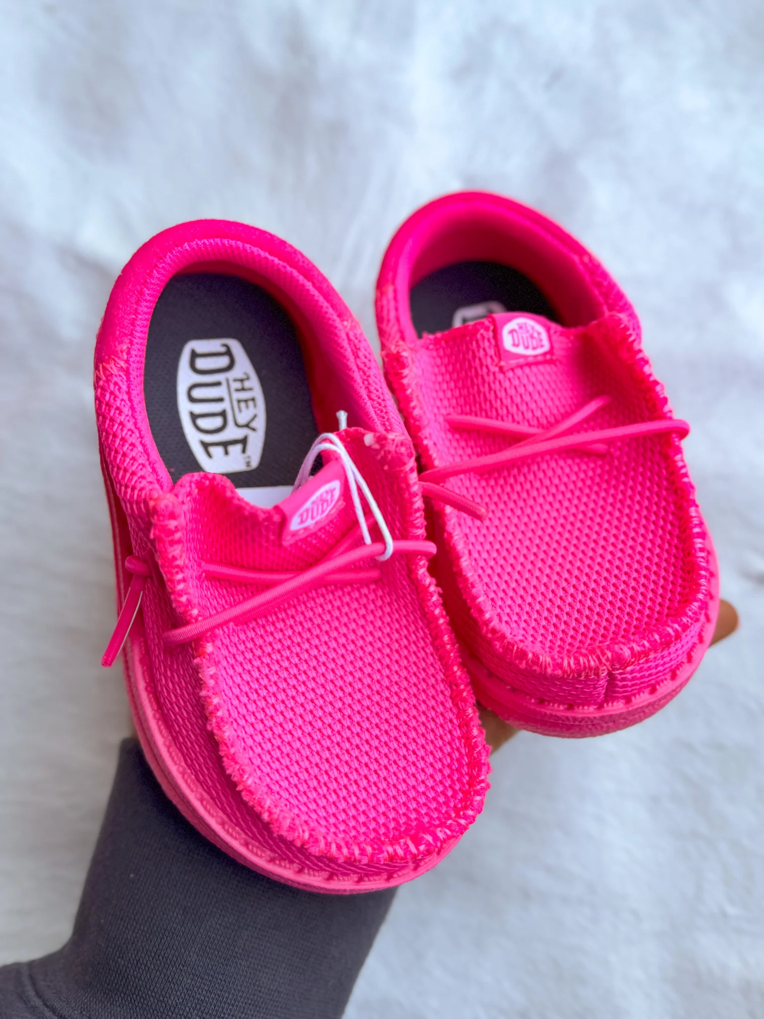 Hey Dude Wally Youth Funk Mono Electric Pink - Image 4
