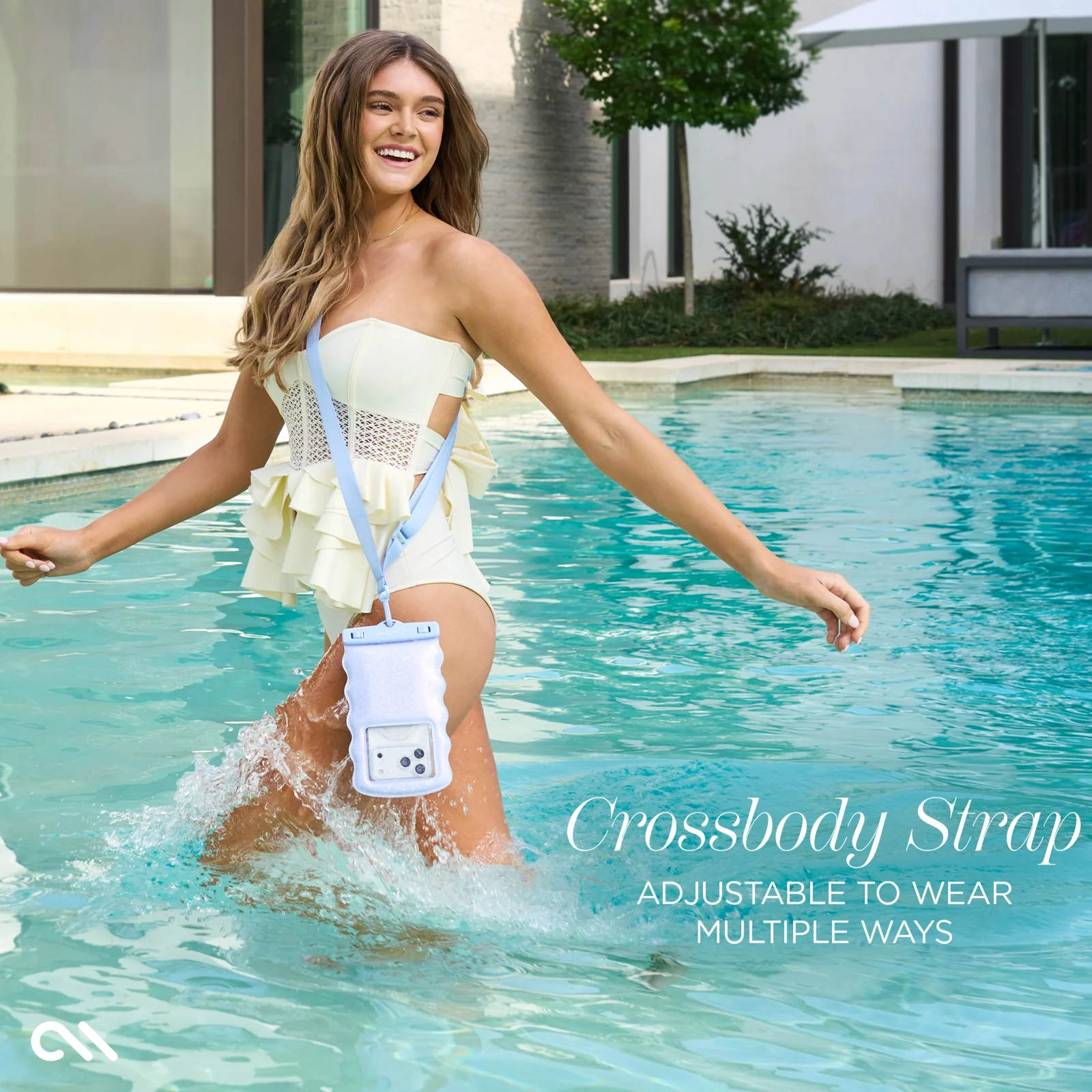 Wavy Waterproof Floating Pouch - Ivory - Image 5