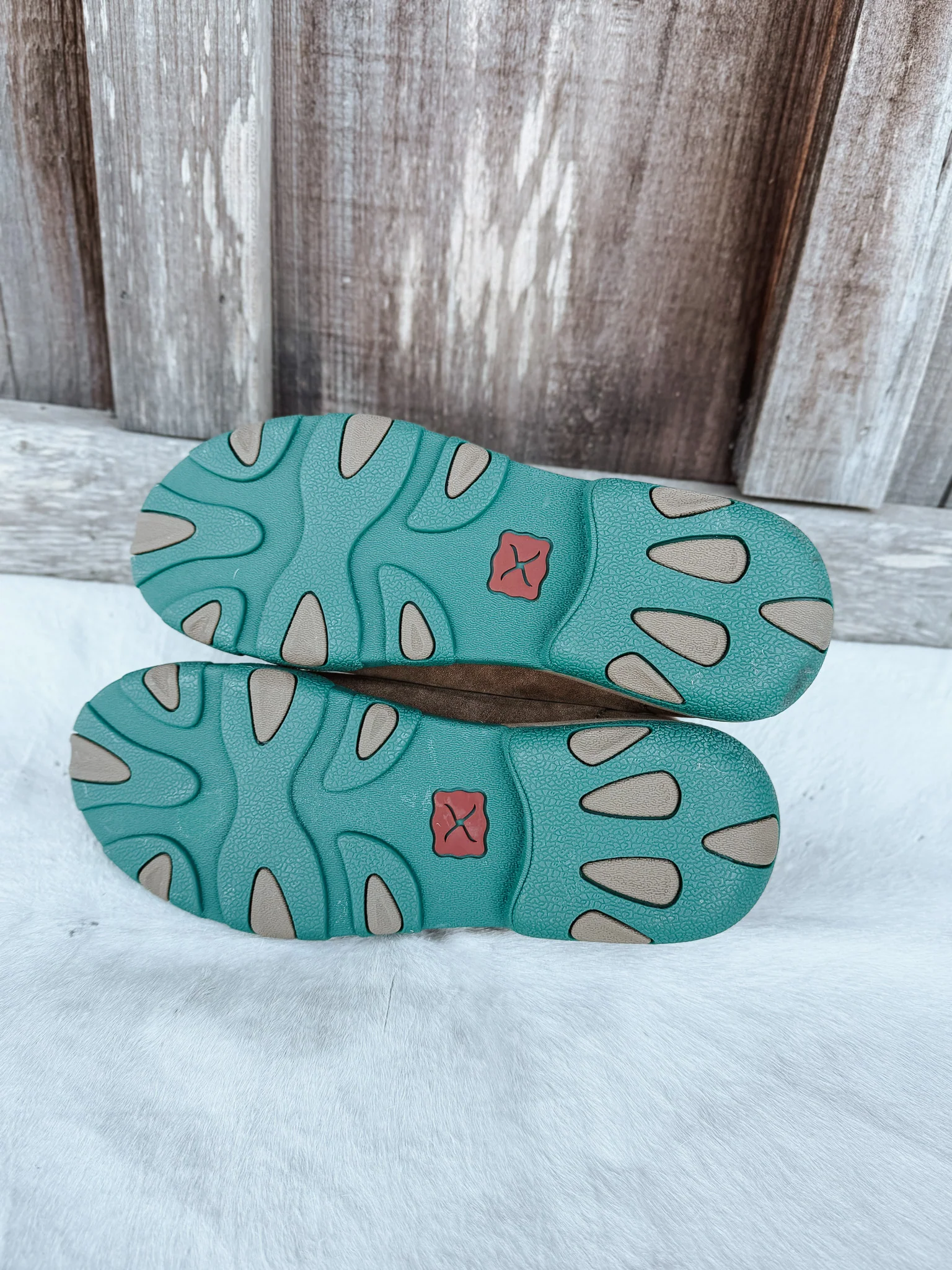 Women's Twisted X Chukka Driving Moc in Turquoise - Image 8
