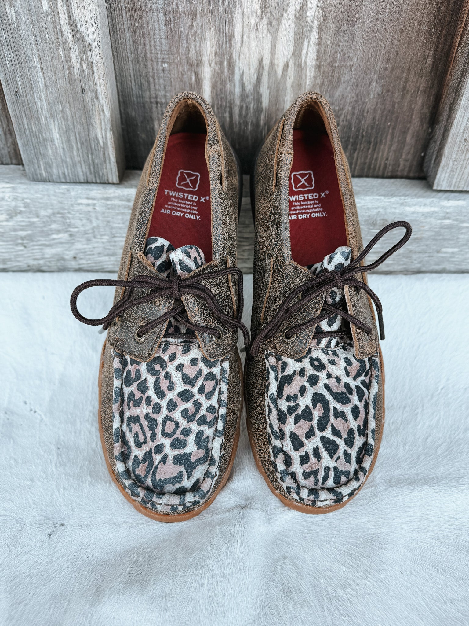 Women's Twisted X Cheetah Print Driving Moc - Image 10
