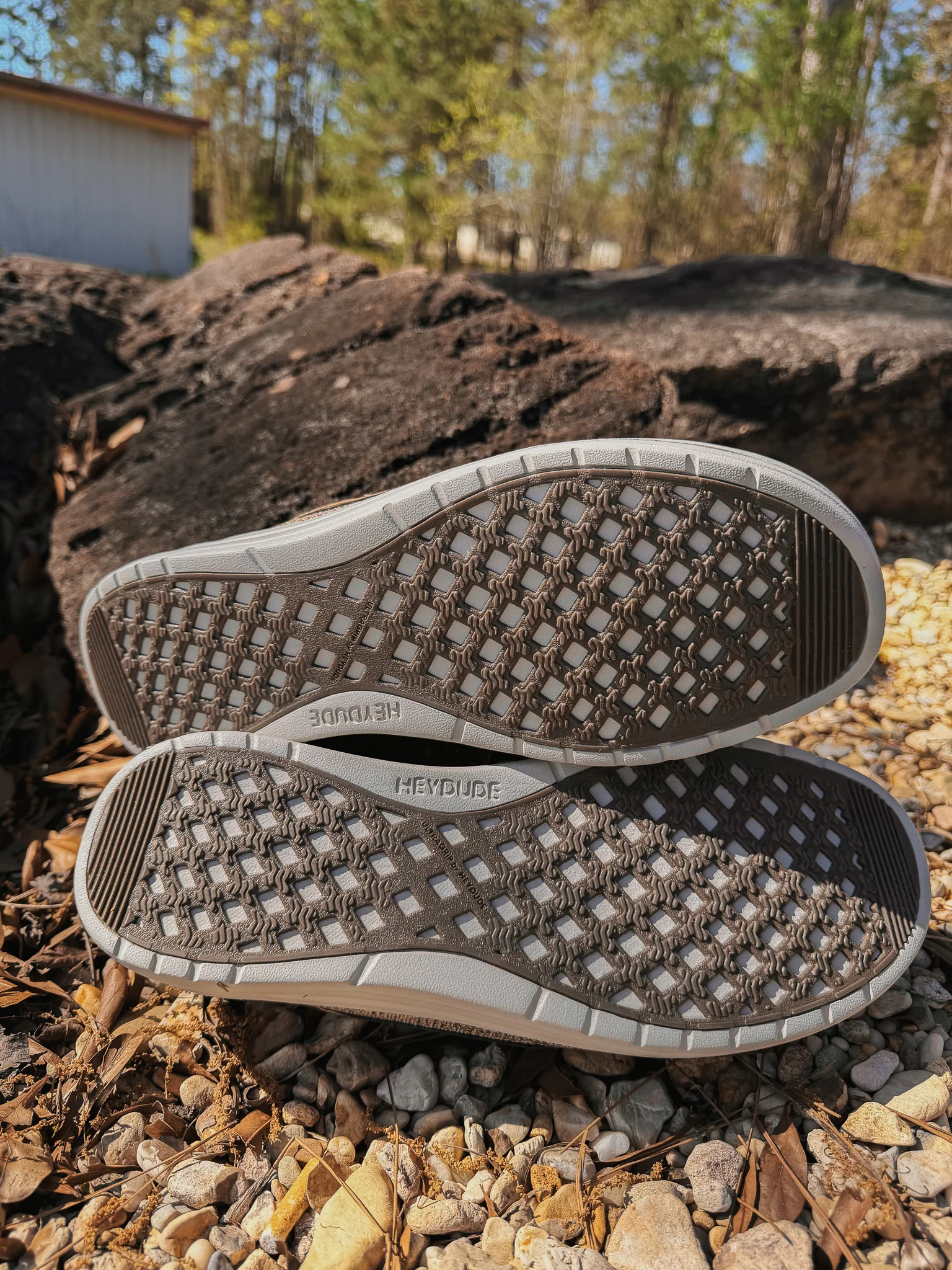 Hey Dude Men's Welsh Grip Classic Mesh in Incense/Morel Brown - Image 3