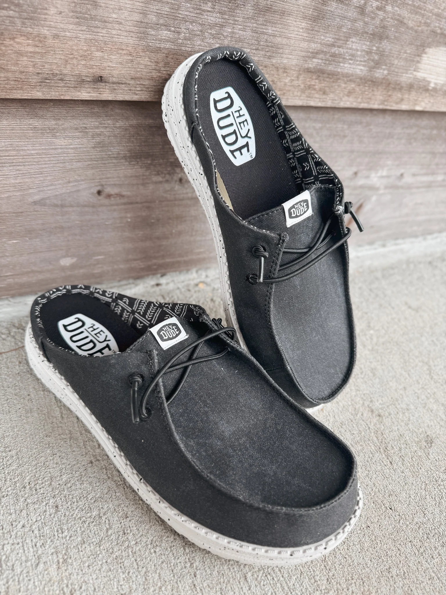 Women's Hey Dude Wendy Slip Classic Black - Image 2
