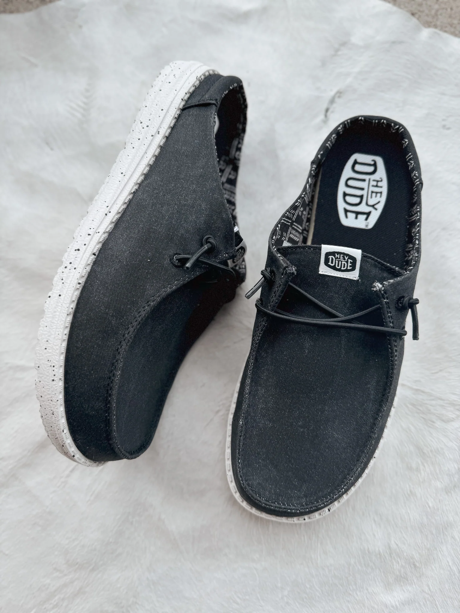 Women's Hey Dude Wendy Slip Classic Black - Image 6