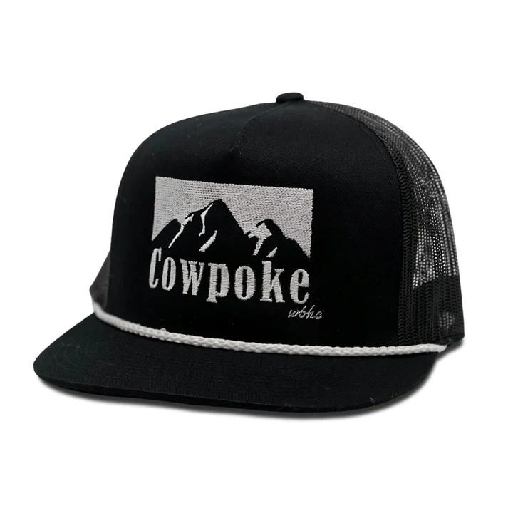 WHISKEY BENT HAT CO. COWBOY KILLER 2.0 CAP IN BLACK - Image 3