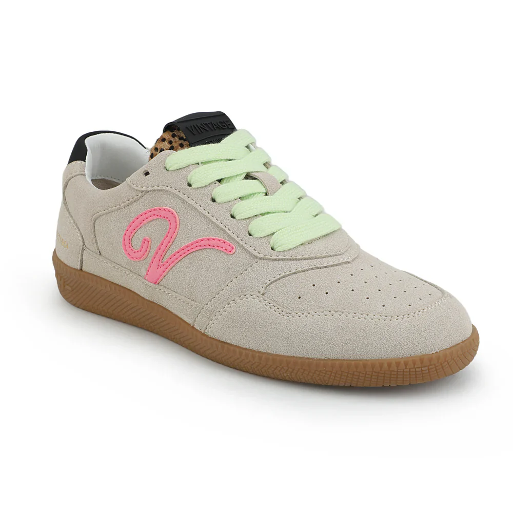 Vintage Havana Whiz 4 Taupe Leopard Sneakers - Image 8