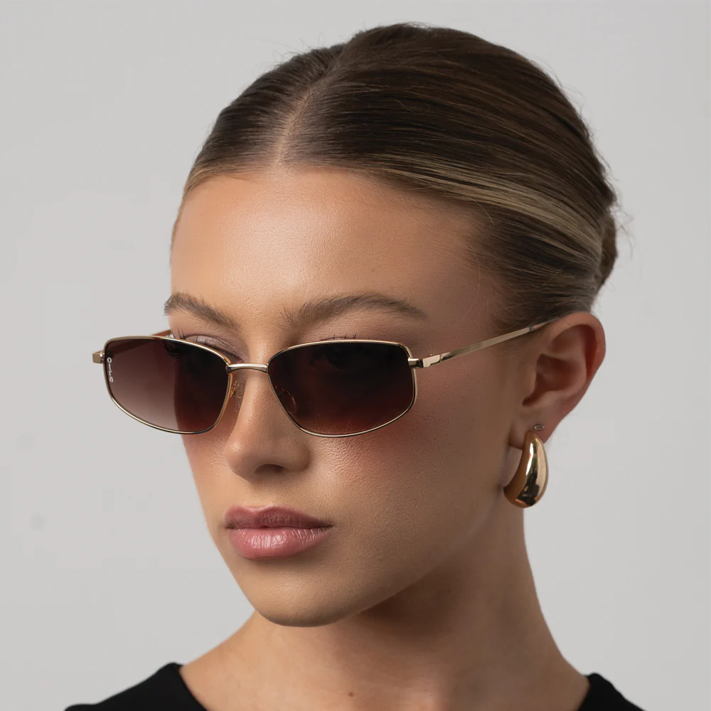 Willow Gold Brown Pink Fade Sunglasses - Image 3