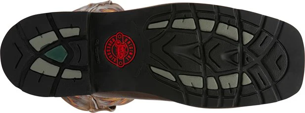 Men's Justin Driller Square Steel Toe Work Boots - Image 8