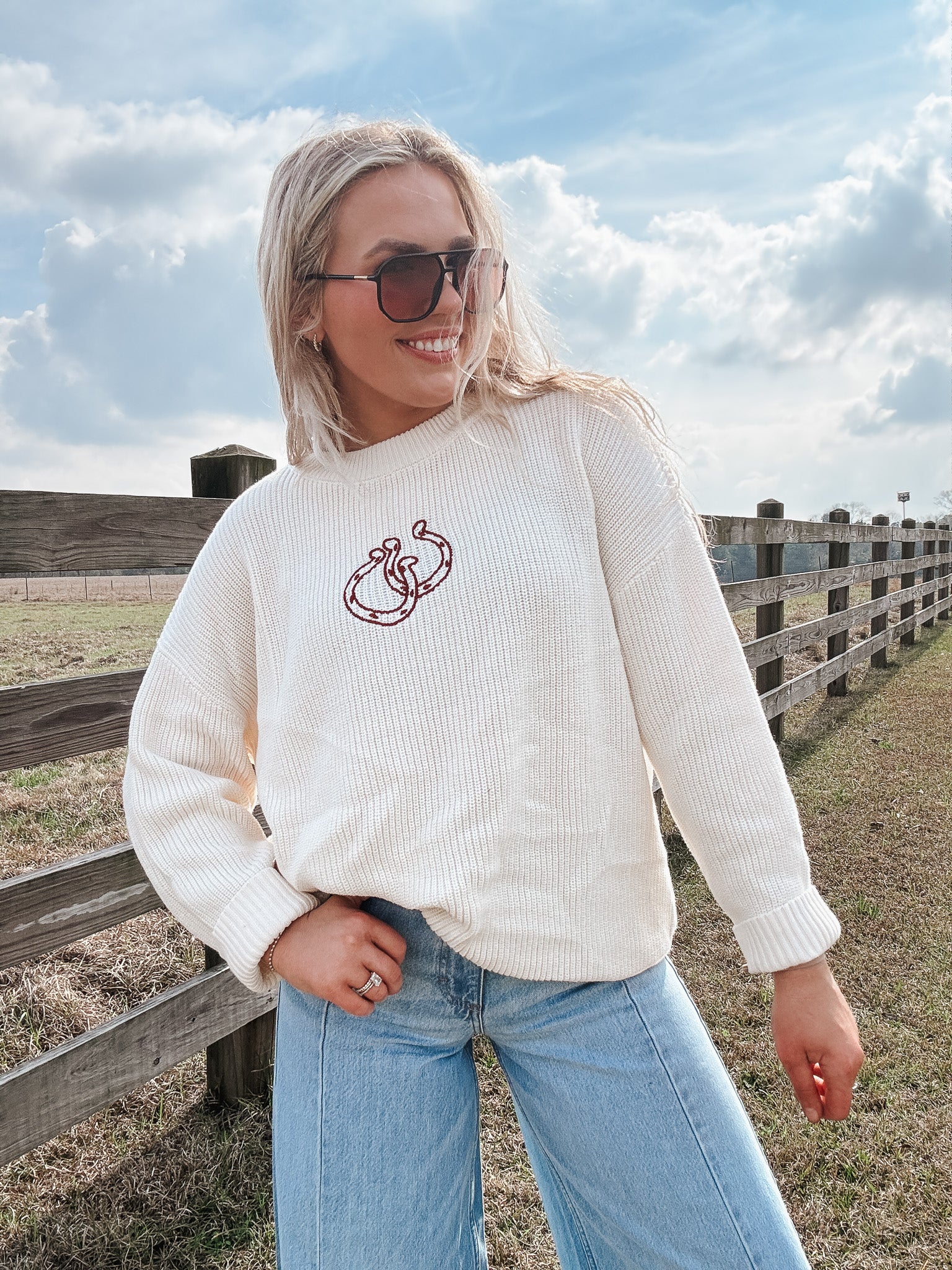 Double Luck Knit Sweater - Image 4