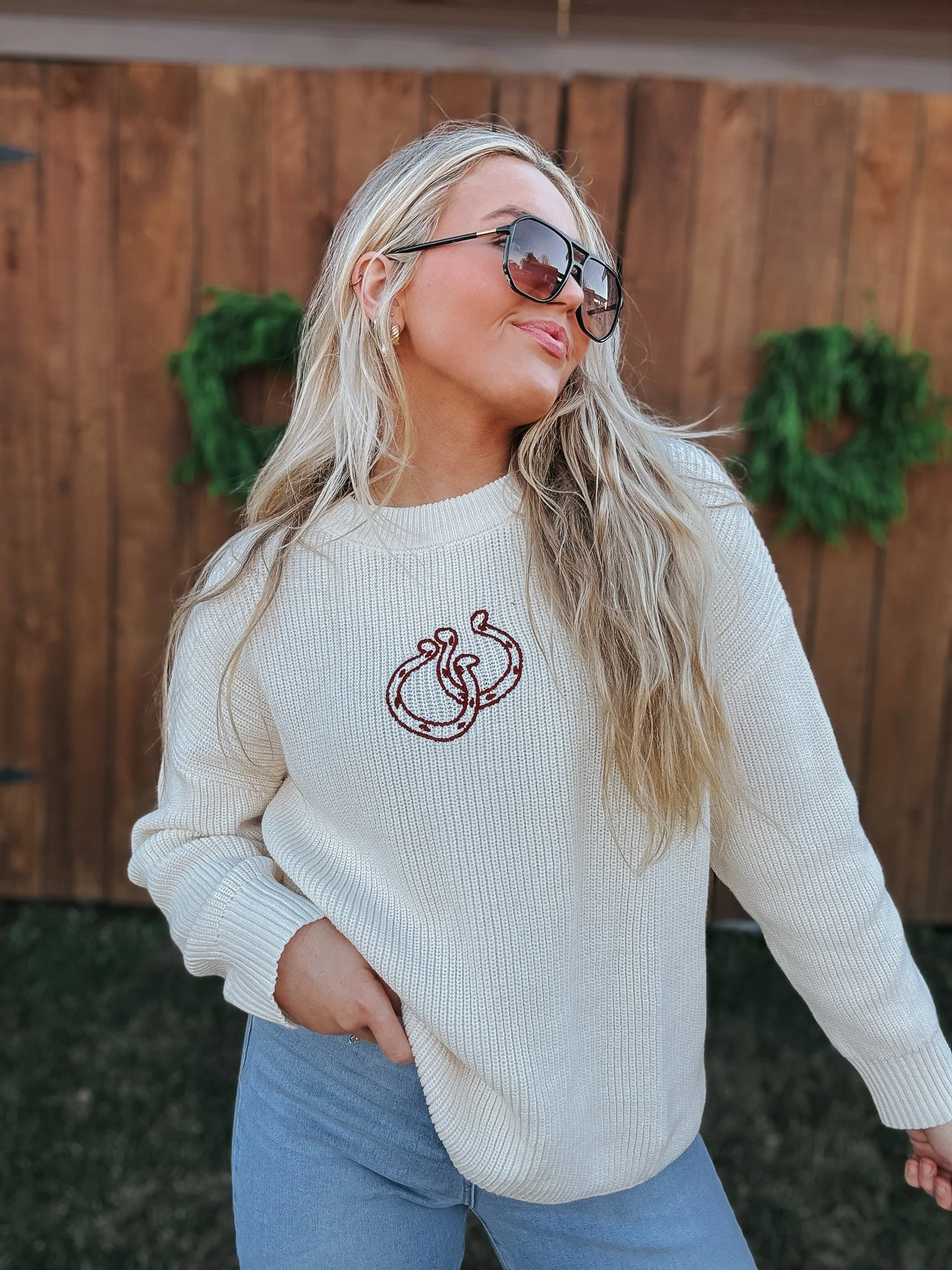 Double Luck Knit Sweater - Image 8
