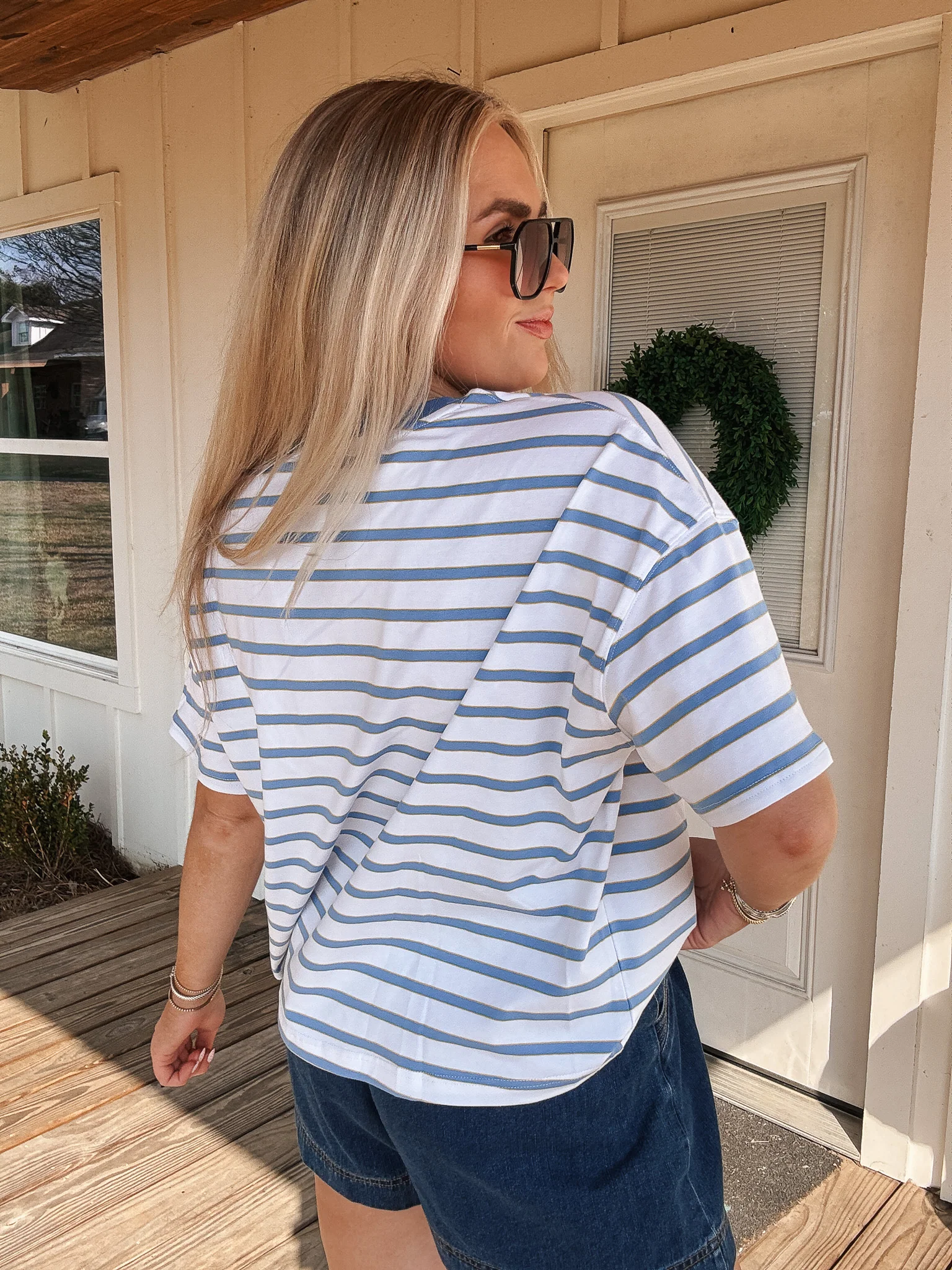 Weekends in the Sun Stripe Top - Image 5