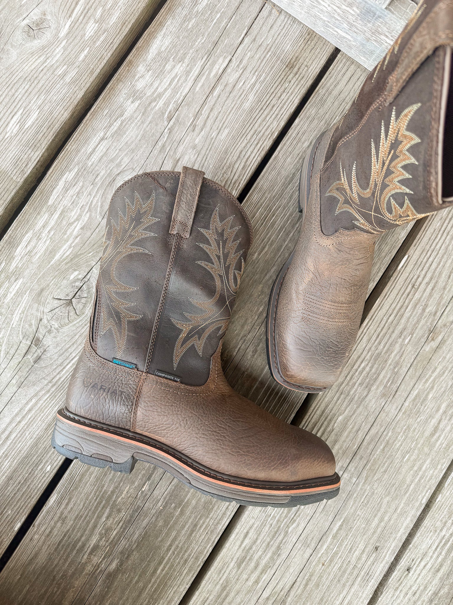 MEN'S ARIAT WORKHOG WATERPROOF COMPOSITE TOE WORK BOOT - Image 3