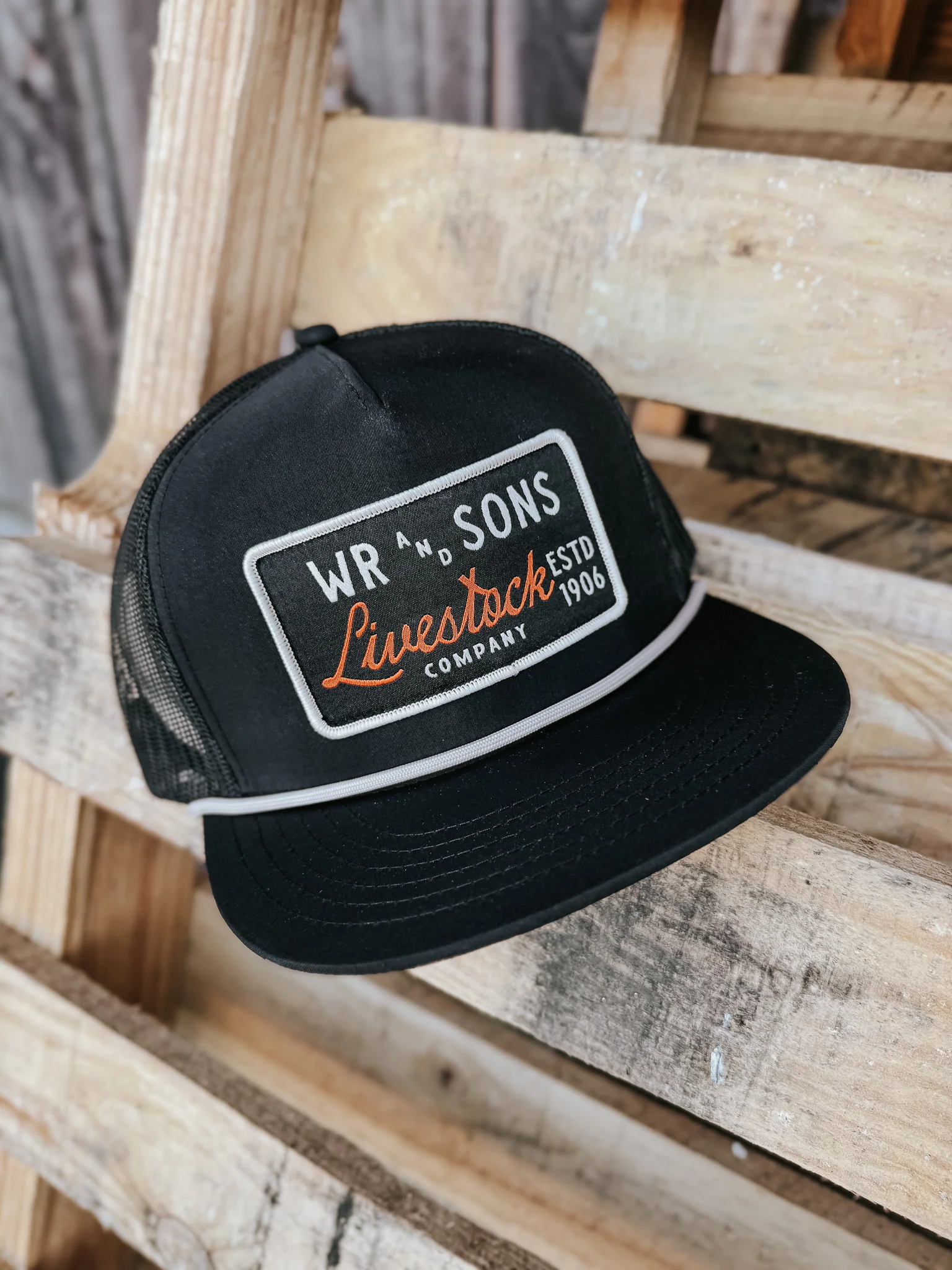 Whiskey Bent Hat Co. WR and Sons Cap - Image 4