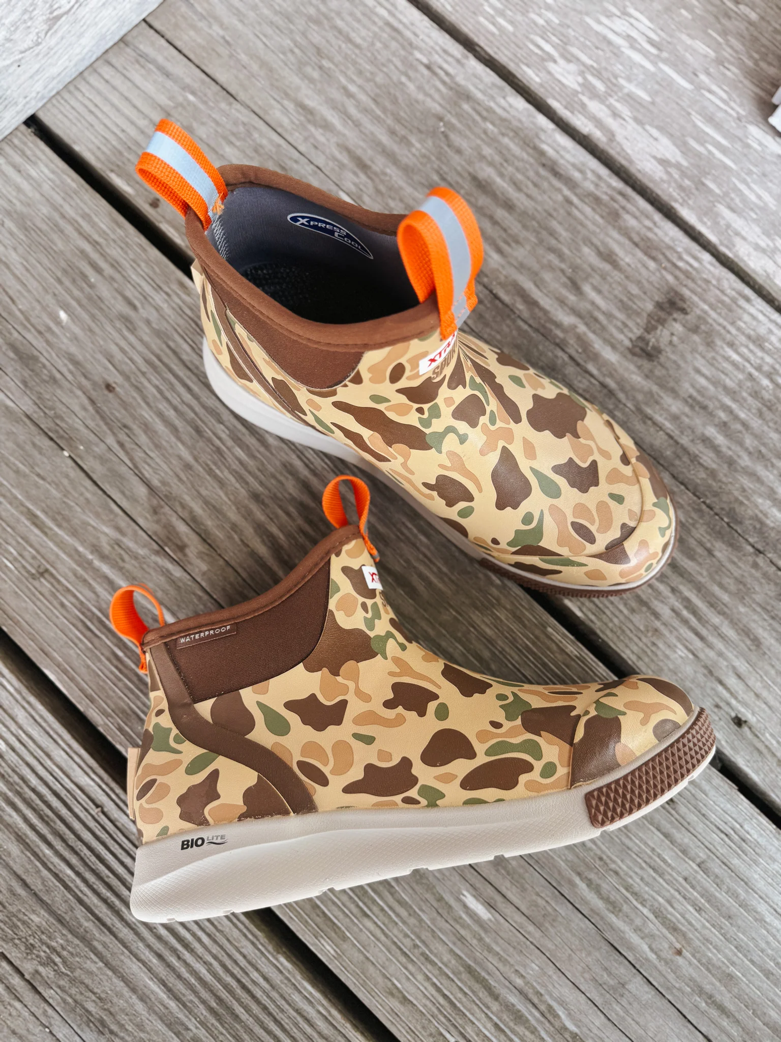 Men's Xtratuf 6 in Ankle Deck Boot Sport in Duck Camo - Image 2