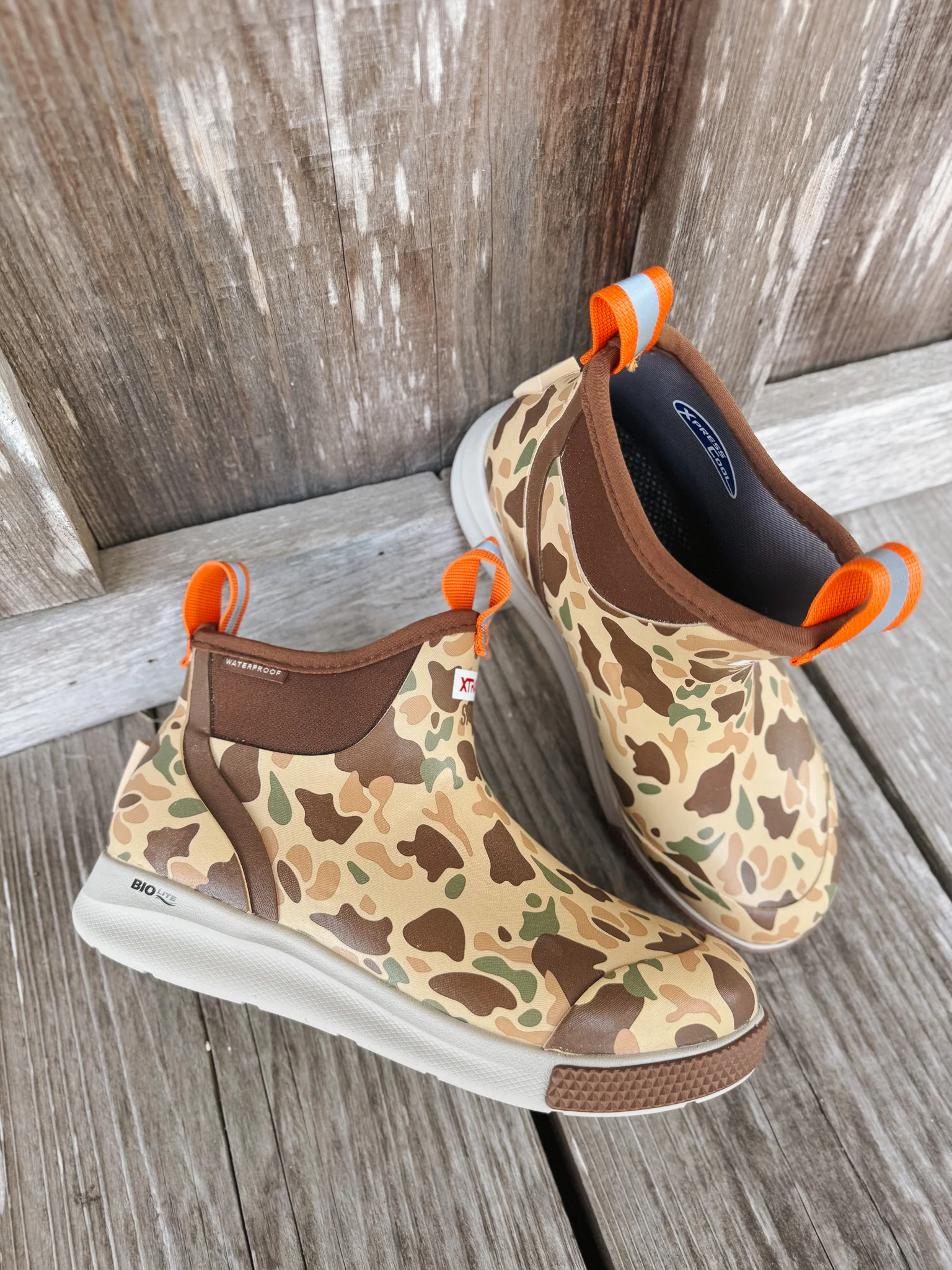 Men's Xtratuf 6 in Ankle Deck Boot Sport in Duck Camo - Image 3