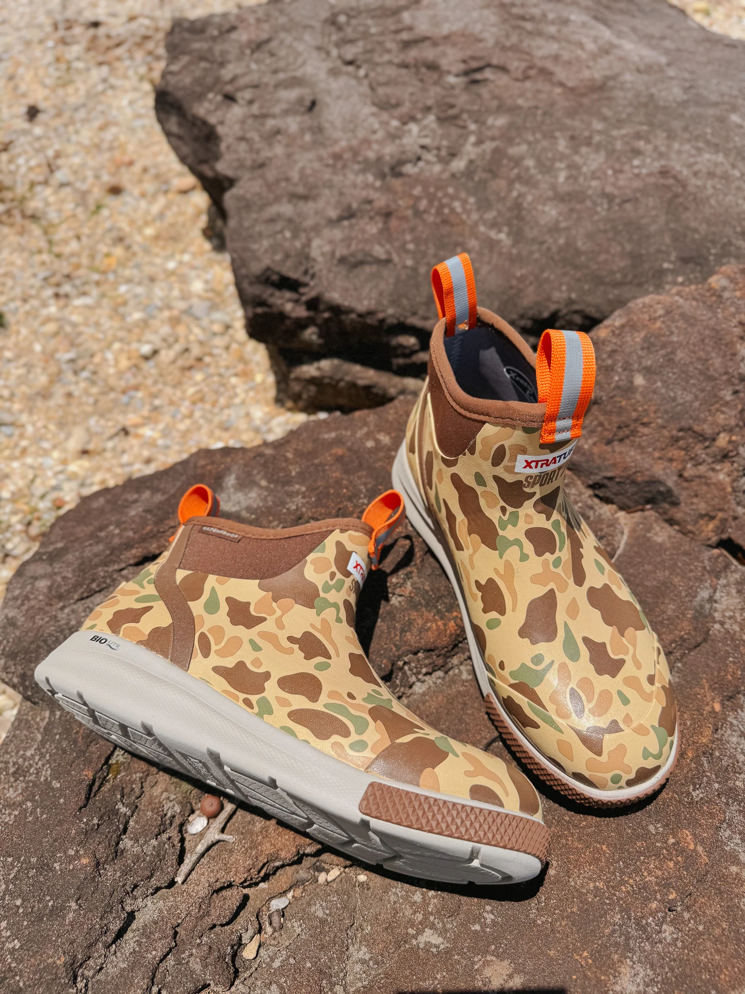 Men's Xtratuf 6 in Ankle Deck Boot Sport in Duck Camo - Image 9