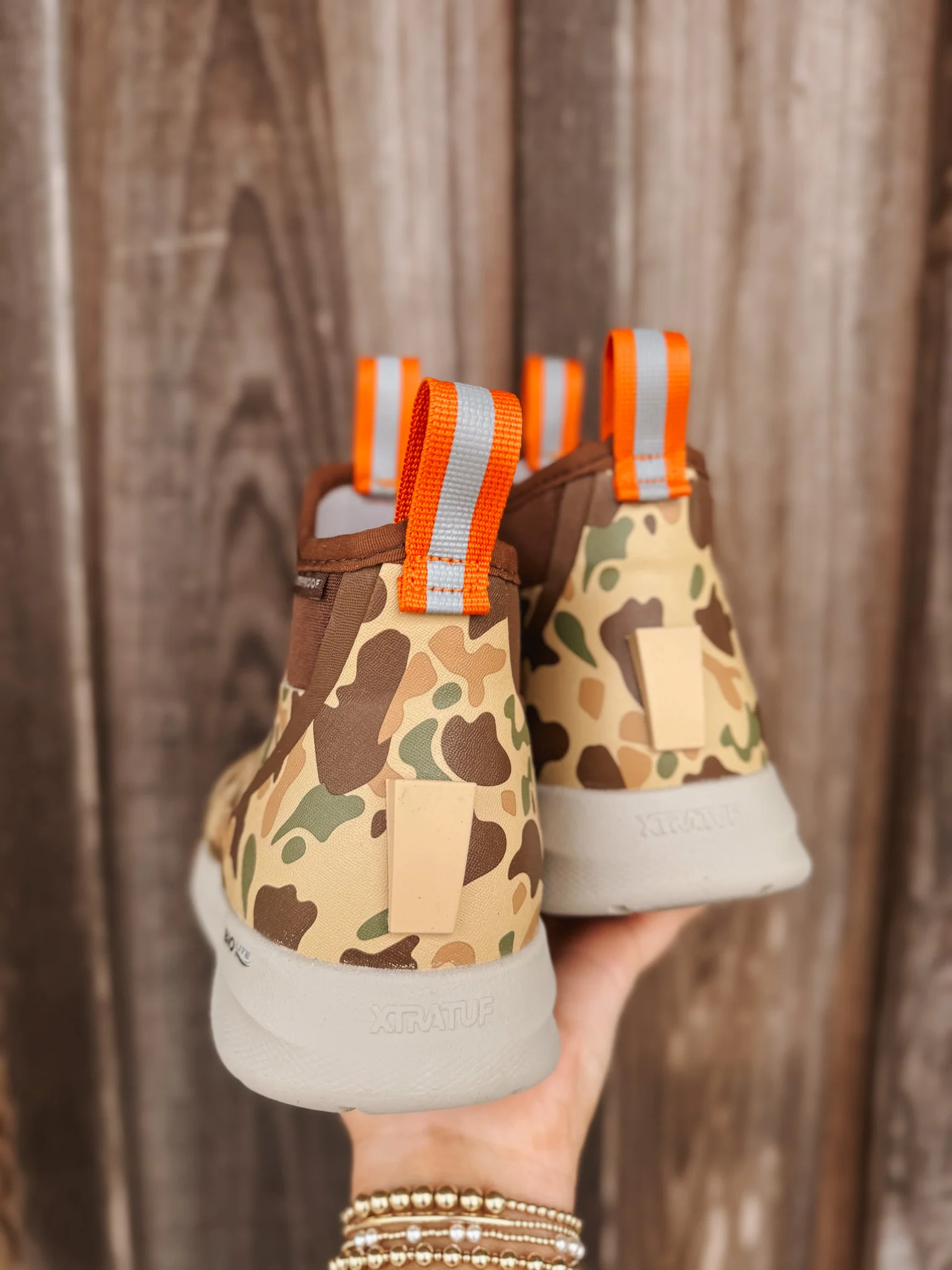 Women's XTRATUF Ankle Deck Boot Sport in Duck Camo - Image 16