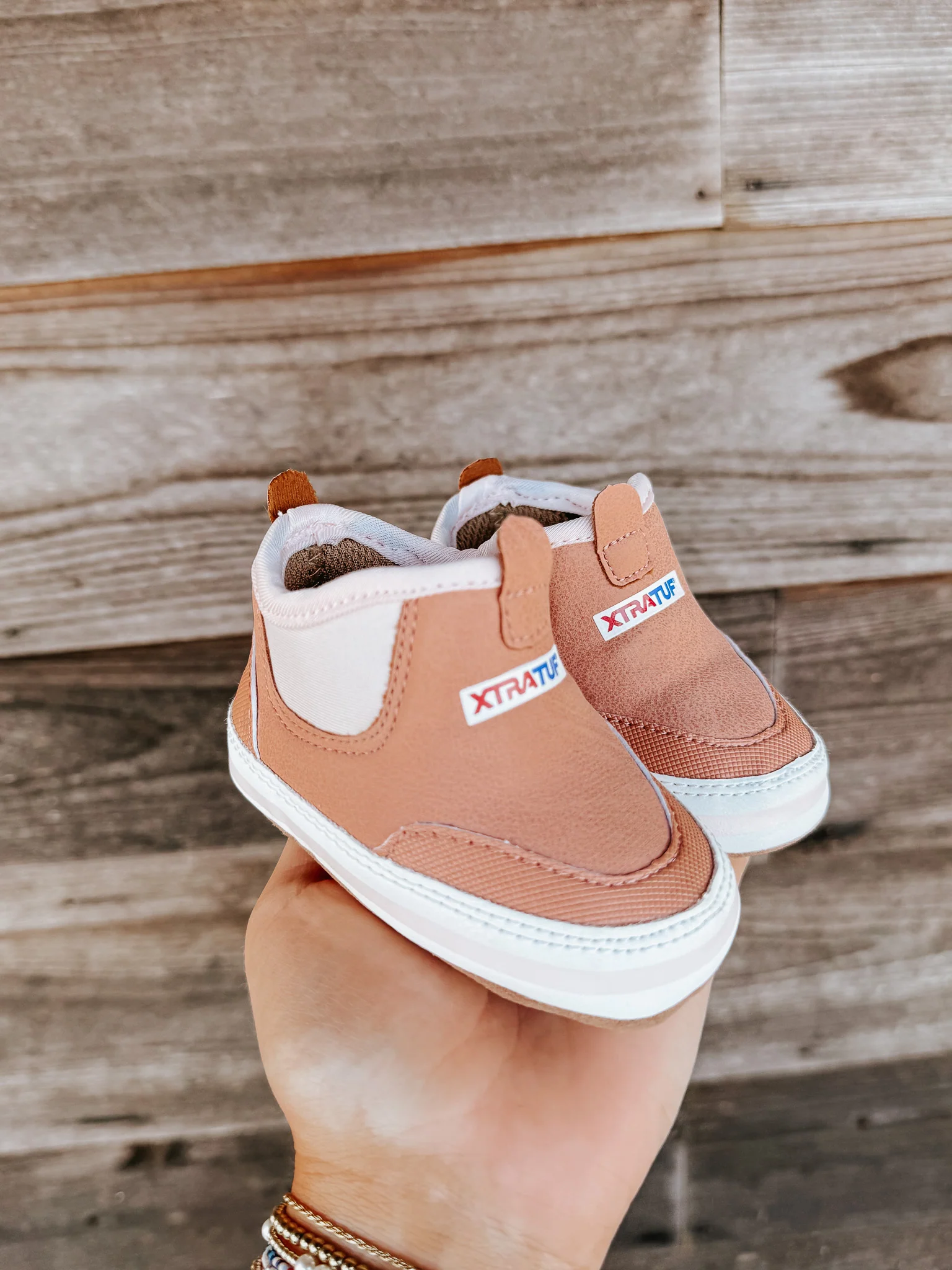 Xtratuf Infant Minnow Ankle Deck Boot in Blush - Image 4