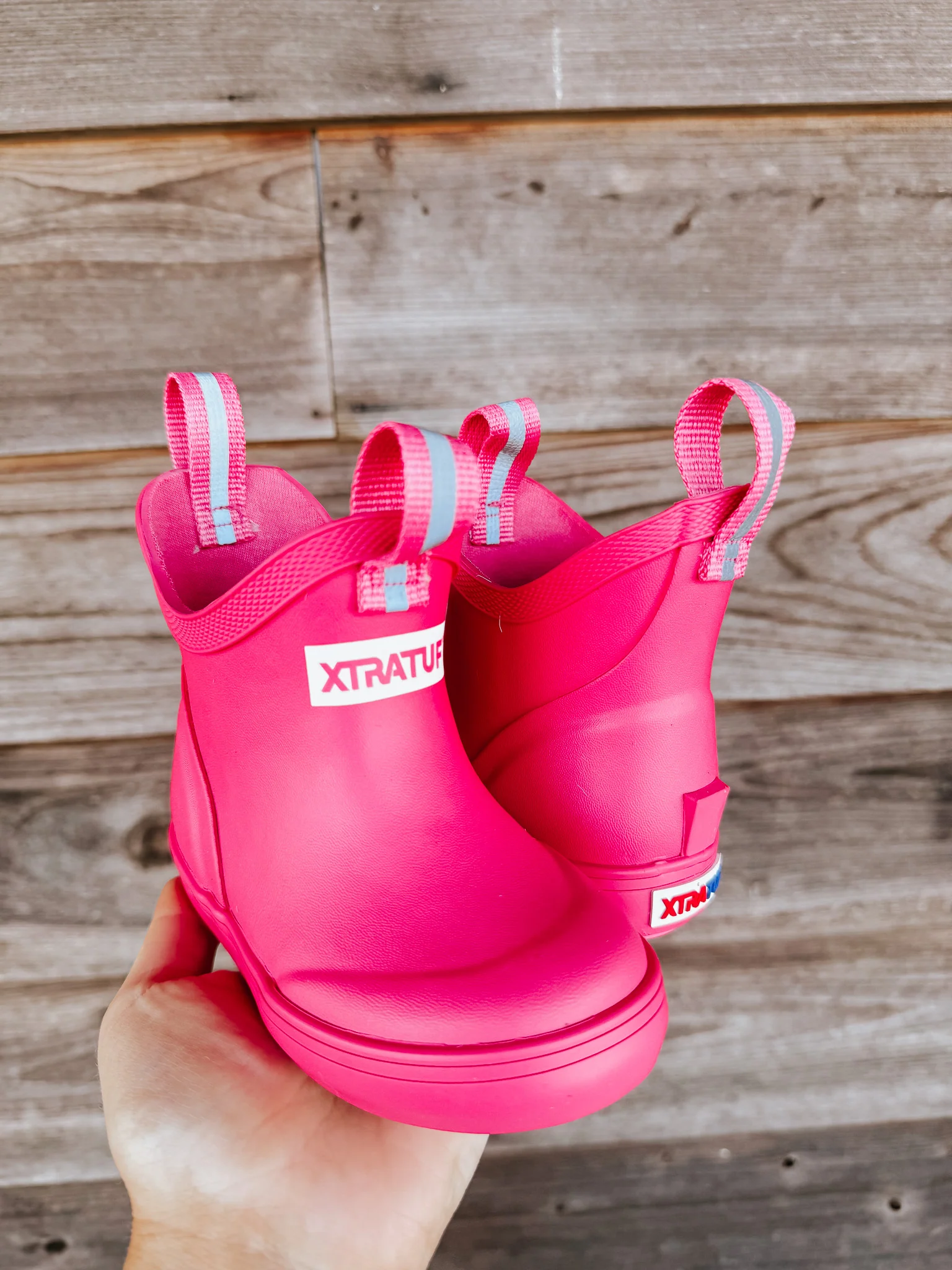 Kid's XTRATUF Ankle Deck Boots in Pink - Image 3