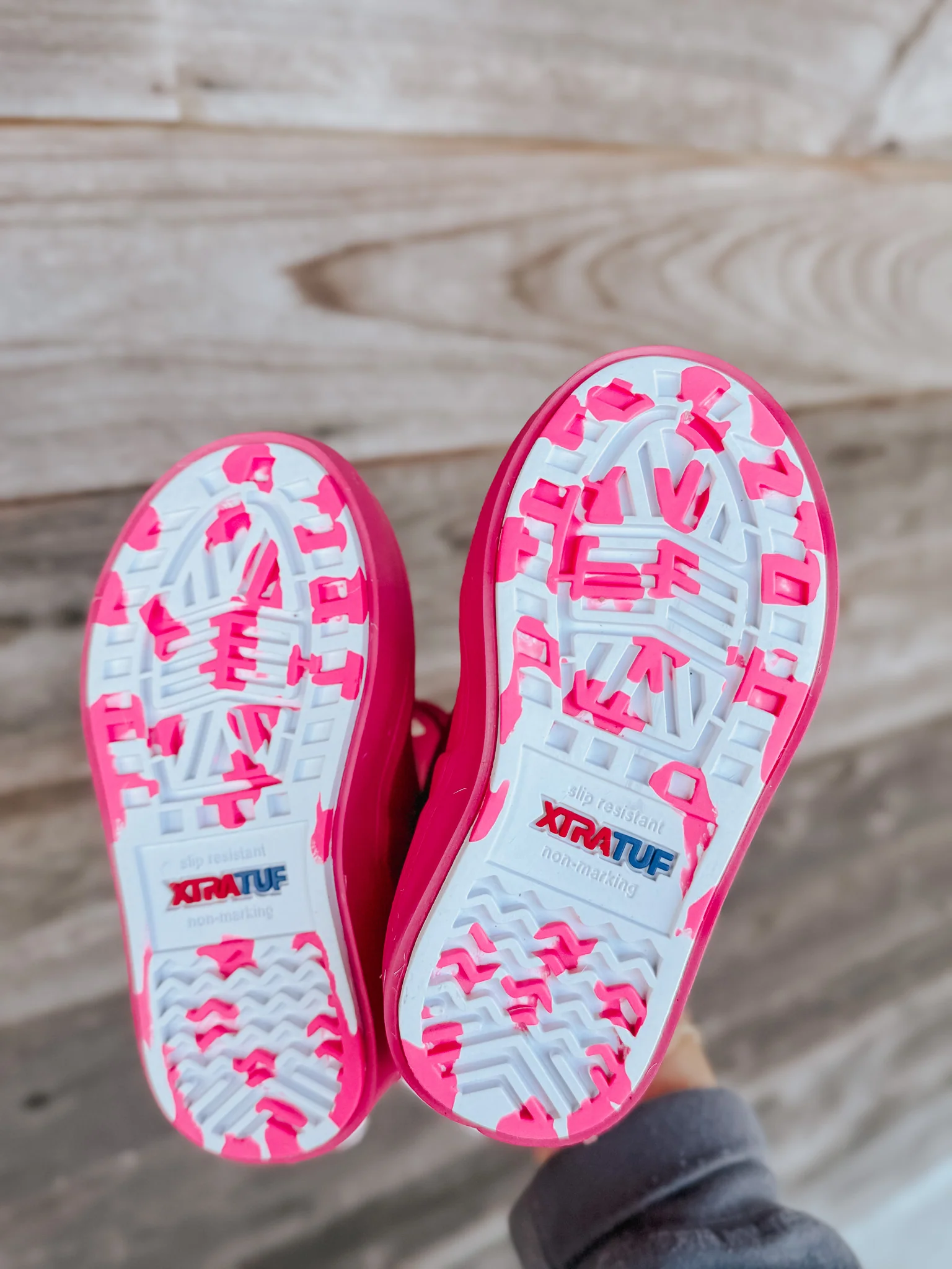 Kid's XTRATUF Ankle Deck Boots in Pink - Image 4
