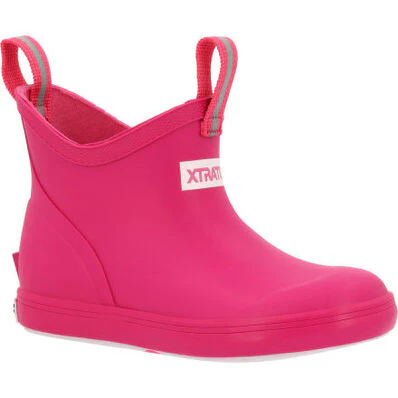 Kid's XTRATUF Ankle Deck Boots in Pink - Image 7