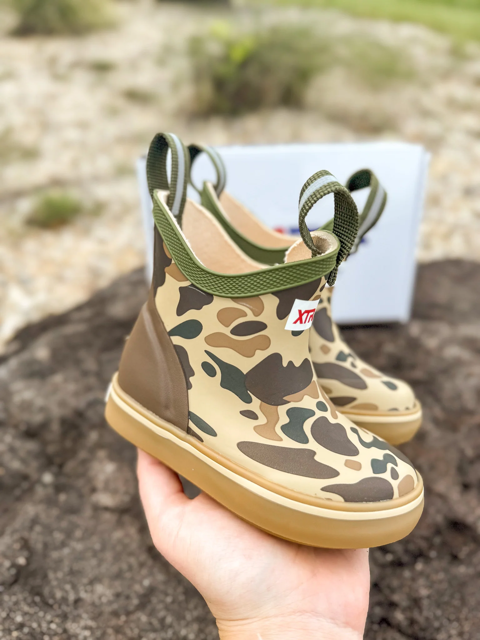 Little Kid's & Toddler Xtratuf Duck Camo Ankle Deck Boot - Image 6