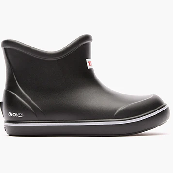 Little Kid's Tufs Black Ankle Deck Boot - Image 4