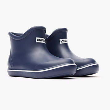 Little Kid's TUFS Navy Ankle Deck Boot - Image 5