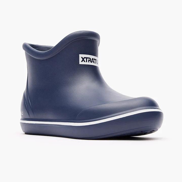 Little Kid's TUFS Navy Ankle Deck Boot - Image 6