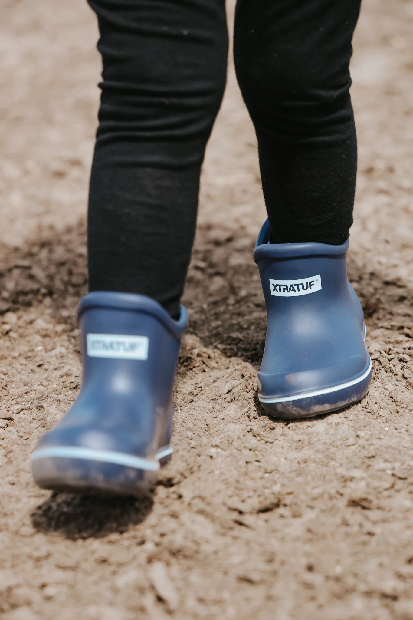 Little Kid's TUFS Navy Ankle Deck Boot - Image 2