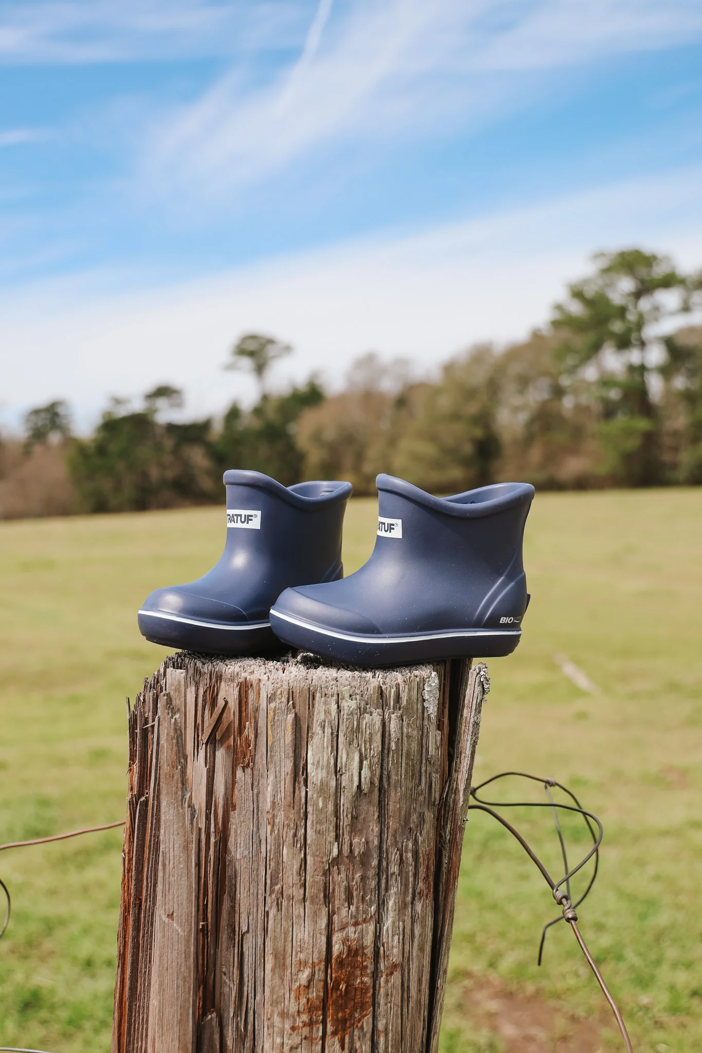 Little Kid's TUFS Navy Ankle Deck Boot - Image 13