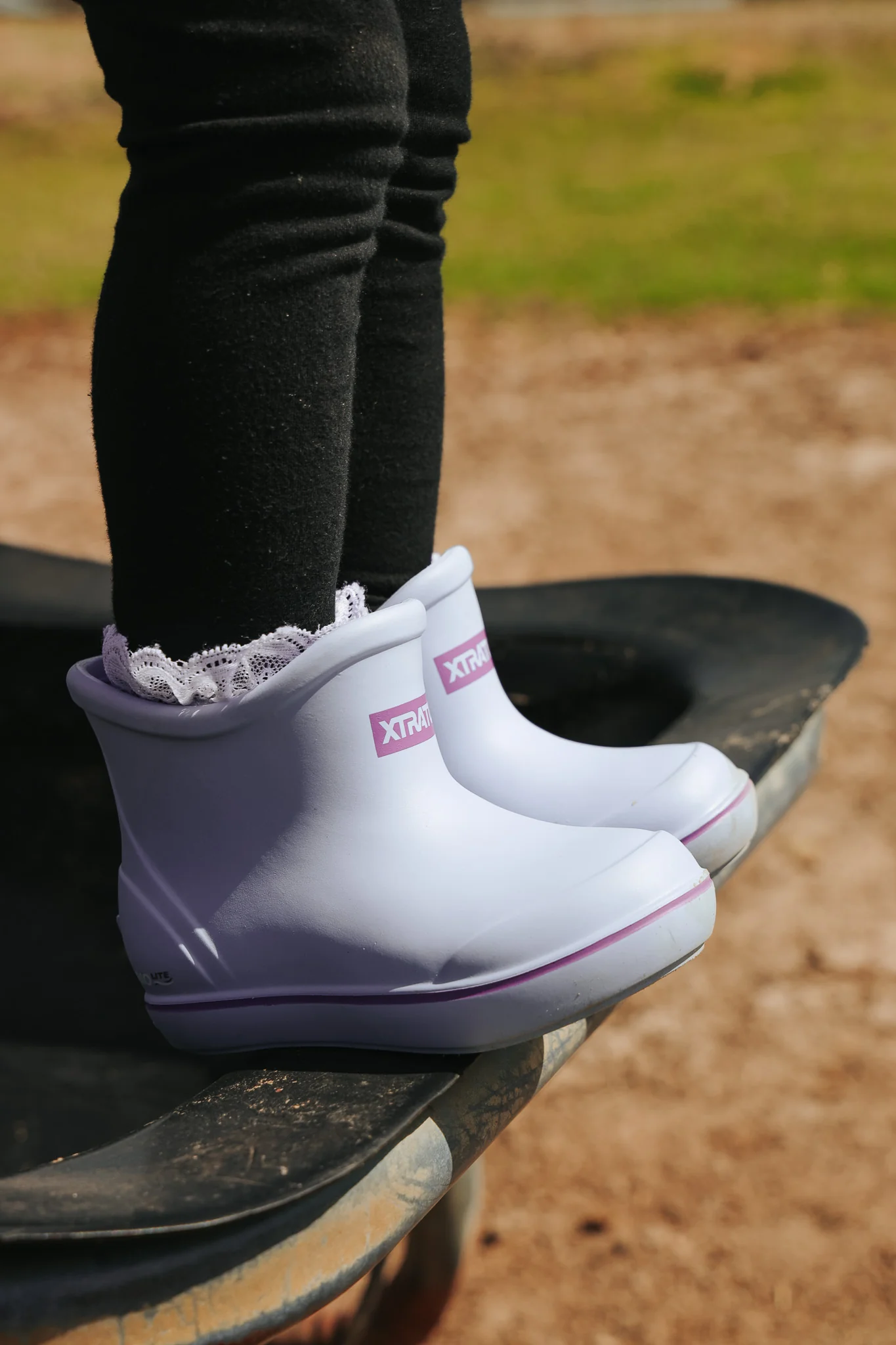 Little Kid's TUFS Light Blue Ankle Deck Boot - Image 14